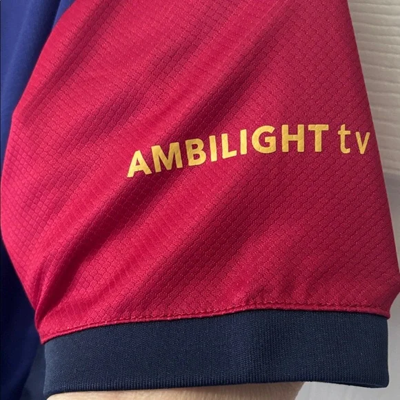 Nike Kids Barcelona Red and Blue Jersey - Picture 4 of 5